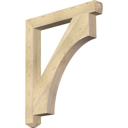 Ekena Millwork Westlake Craftsman Rough Sawn Bracket, Douglas Fir, 4"W x 34"D x 40"H BKT04X34X40WTL04RDF
